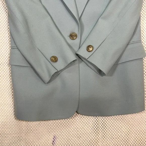 EUC Vintage Talbots Blazer Jacket Career Office Button Front Petite Size 2P - Picture 3 of 10